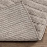 vidaXL Kusové koberce Štvorcový GALATI Béžová 200 x 200 cm Polyester – Obrázok 4