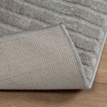 vidaXL Kusové koberce Štvorcový GALATI Biely 120 x 120 cm Polyester – Obrázok 4