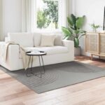 vidaXL Kusové koberce Štvorcový GALATI Biely 200 x 200 cm Polyester