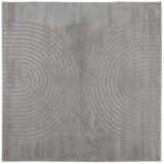 vidaXL Kusové koberce Štvorcový GALATI Biely 200 x 200 cm Polyester – Obrázok 2