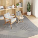 vidaXL Kusové koberce Štvorcový GALATI Biely 200 x 200 cm Polyester – Obrázok 3