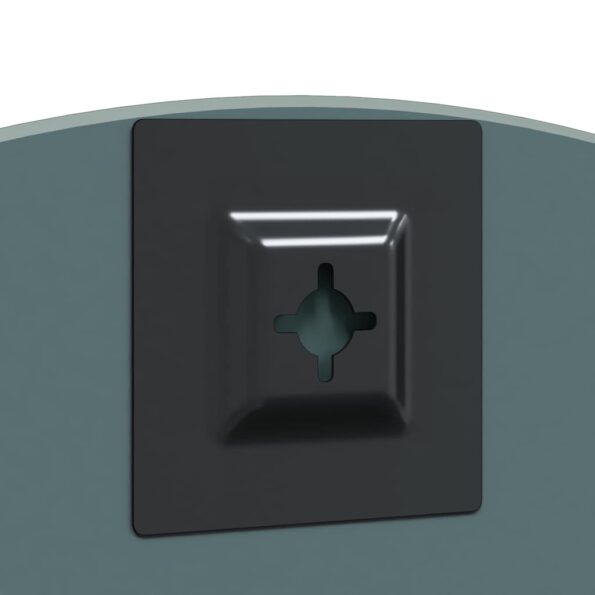 vidaXL Nástenné zrkadlo Ø 40 cm tvrdené sklo – Obrázok 6