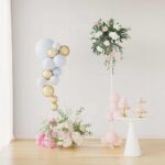 vidaXL Svadobný oblúk Biela 100 x 39 x 200 cm Oceľ – Obrázok 4