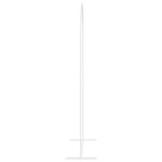 vidaXL Svadobný oblúk Biela 100 x 39 x 200 cm Oceľ – Obrázok 6