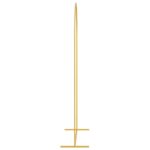 vidaXL Svadobný oblúk Zlatá 100 x 39 x 200 cm Oceľ – Obrázok 6