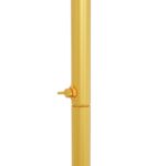 vidaXL Svadobný oblúk Zlatá 100 x 39 x 200 cm Oceľ – Obrázok 8