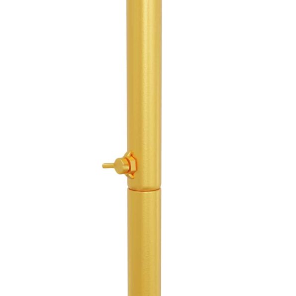 vidaXL Svadobný oblúk Zlatá 100 x 39 x 200 cm Oceľ – Obrázok 8