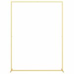 vidaXL Svadobný oblúk Zlatá 150 x 49,5 x 200 cm Oceľ – Obrázok 2