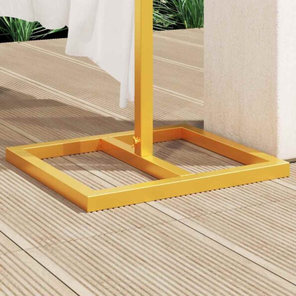 vidaXL Svadobný oblúk Zlatá 657 x 35 x 300 cm Oceľ – Obrázok 4
