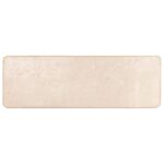 vidaXL Behúň MARSA Krémová 50 x 200 cm Polyester a PVC – Obrázok 2