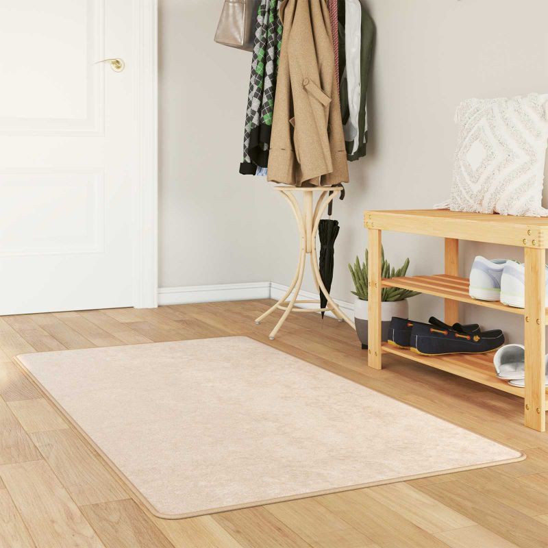 42023053_1.jpg vidaXL Behúň MARSA Krémová 80 x 150 cm Polyester a PVC – Obrázok 1