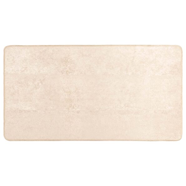 vidaXL Koberec Potlač Krémová 200 x 80 cm Polyester a PVC – Obrázok 2