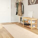 vidaXL Behúň MARSA Krémová 80 x 250 cm Polyester a PVC