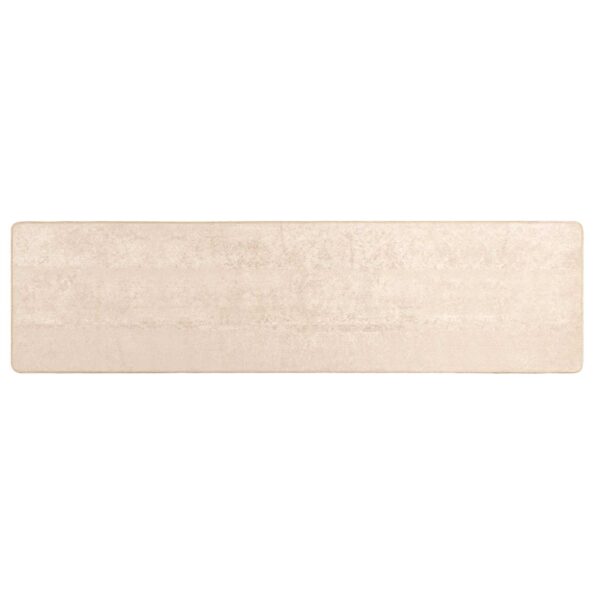 vidaXL Koberec Potlač Krémová 300 x 80 cm Polyester a PVC – Obrázok 2