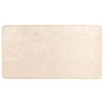 vidaXL Koberec Potlač Krémová 150 x 100 cm Polyester a PVC – Obrázok 2