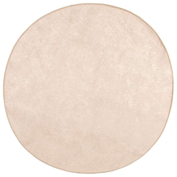 vidaXL Behúň MARSA Krémová 120 x 120 cm Polyester a PVC – Obrázok 2