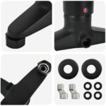 vidaXL Sprchový zmiešavač Čierna G 1 / 2 palca – Obrázok 7