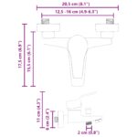 vidaXL Sprchový zmiešavač Chróm G 1 / 2 palca – Obrázok 8