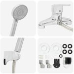 vidaXL Súprava sprchovej hlavice Chróm G 1 / 2 palca – Obrázok 6