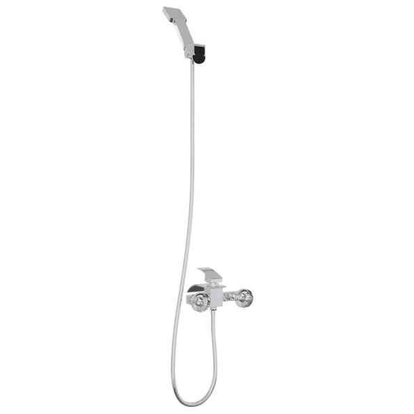 vidaXL Súprava sprchovej hlavice Chróm G 1 / 2 palca – Obrázok 5