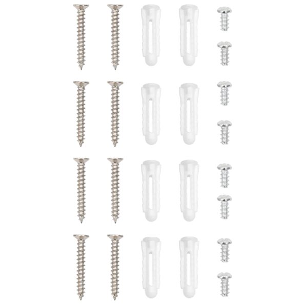 vidaXL Sprchový systém Čierna 45 x 20 x 96 cm Mosadz, Sus201 a ABS – Obrázok 8