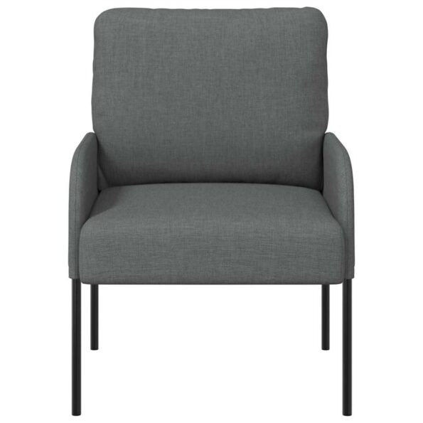 vidaXL Pohovky s vankúšom 55cm Tmavo šedá Preglejka – Obrázok 4