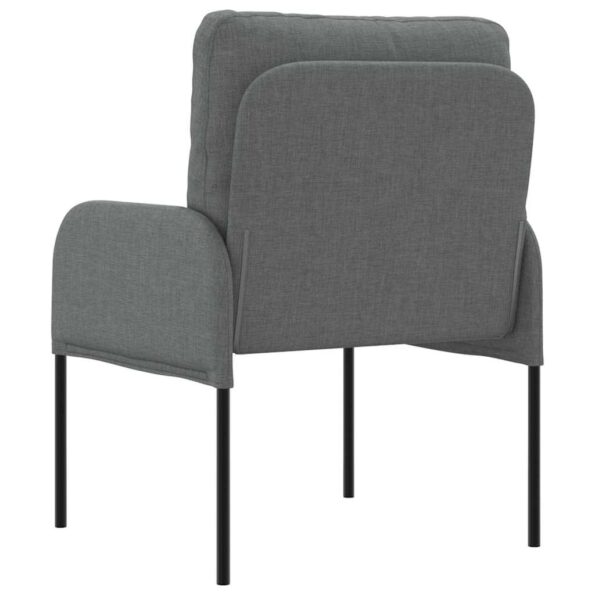 vidaXL Pohovky s vankúšom 55cm Tmavo šedá Preglejka – Obrázok 6