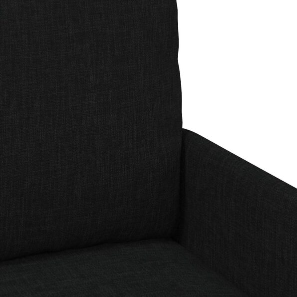vidaXL Pohovky s vankúšom 55cm Čierna Preglejka – Obrázok 7