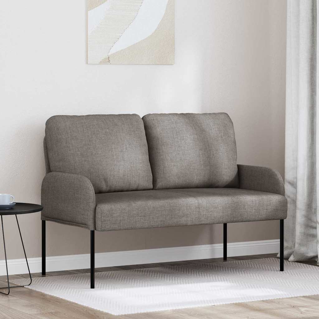 42023451_1.jpg vidaXL Pohovky s vankúšom 110cm Sivohnedá Preglejka – Obrázok 1