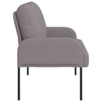 vidaXL Pohovky s vankúšom 110cm Sivohnedá Preglejka – Obrázok 5