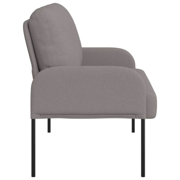 vidaXL Pohovky s vankúšom 110cm Sivohnedá Preglejka – Obrázok 5