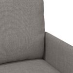 vidaXL Pohovky s vankúšom 110cm Sivohnedá Preglejka – Obrázok 7