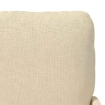 vidaXL Pohovky s vankúšom 110cm Krémová Preglejka – Obrázok 8