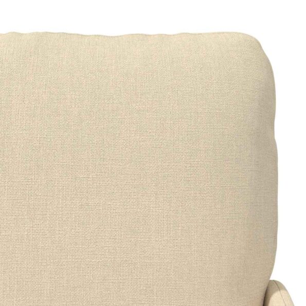 vidaXL Pohovky s vankúšom 110cm Krémová Preglejka – Obrázok 8