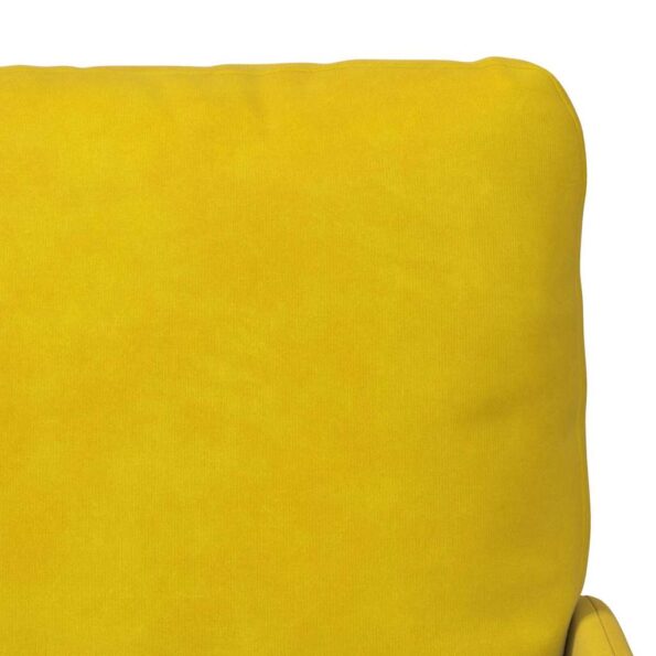vidaXL Pohovky s vankúšom 110cm Žltá Preglejka – Obrázok 8