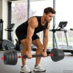 vidaXL 2-v-1 set činiek a činky 30kg 30kg Čierna a červená – Obrázok 3
