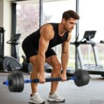 vidaXL 4-v-1 set činiek, činky a kettlebellu 20kg 20kg Čierna a modrá – Obrázok 2