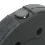 vidaXL Hmotnostné dosky 4 pcs Čierna Ø 21 x 3.8 cm – Obrázok 5