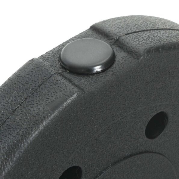 vidaXL Hmotnostné dosky 4 pcs Čierna Ø 21 x 3.8 cm – Obrázok 5