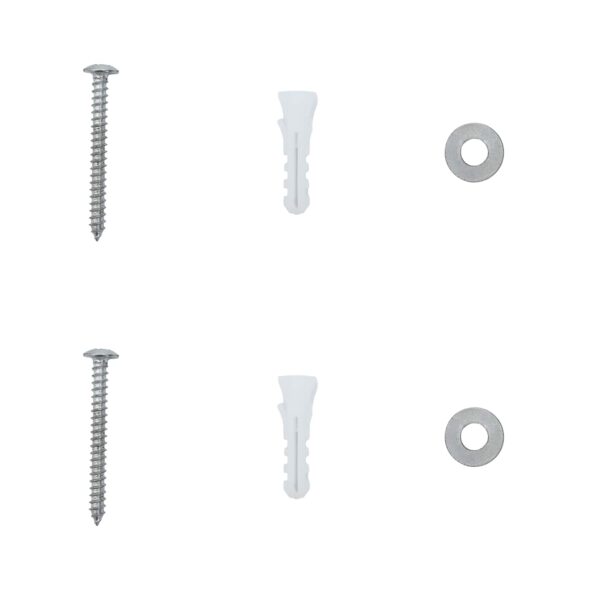 vidaXL Nástenná poštová schránka s dverami Červená 40.5 x 15.5 x 44 cm – Obrázok 10