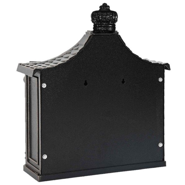 vidaXL Nástenná poštová schránka s dverami Bronzová 40,5 x 16 x 45 cm – Obrázok 8