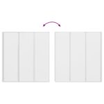 vidaXL Sprchový záves Matné 132 x 140 cm Hliník & PP panel – Obrázok 12