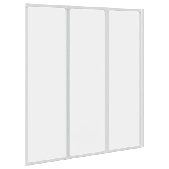 vidaXL Sprchový záves Matné 132 x 140 cm Hliník & PP panel – Obrázok 9