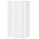 vidaXL Sprchový záves Matné 168 x 140 cm Hliník & PP panel – Obrázok 5