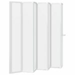 vidaXL Sprchový záves Matné 168 x 140 cm Hliník & PP panel – Obrázok 6