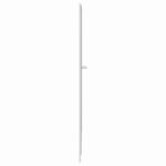 vidaXL Sprchový záves Matné 168 x 140 cm Hliník & PP panel – Obrázok 8