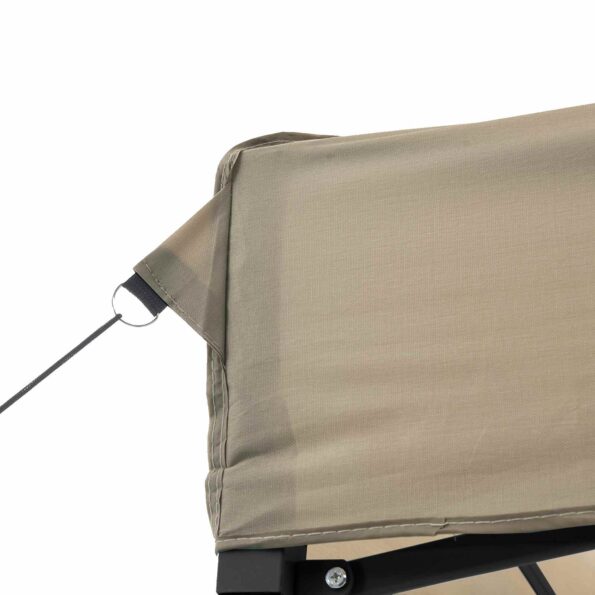 vidaXL Párty stan Sivohnedá 200 x 200 x 306 cm Oxfordská látka – Obrázok 7