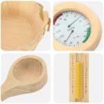 vidaXL Súprava doplnkov do sauny 4 pcs Hnedá – Obrázok 11