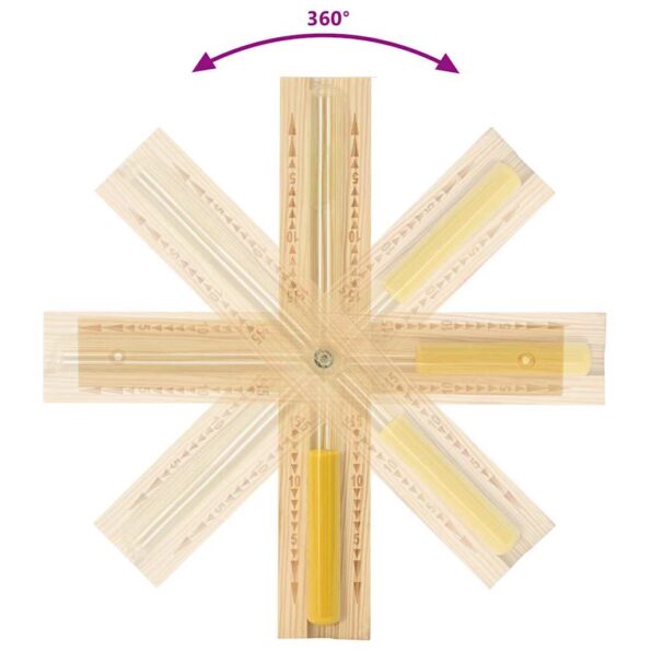 vidaXL Súprava doplnkov do sauny 4 pcs Hnedá – Obrázok 12