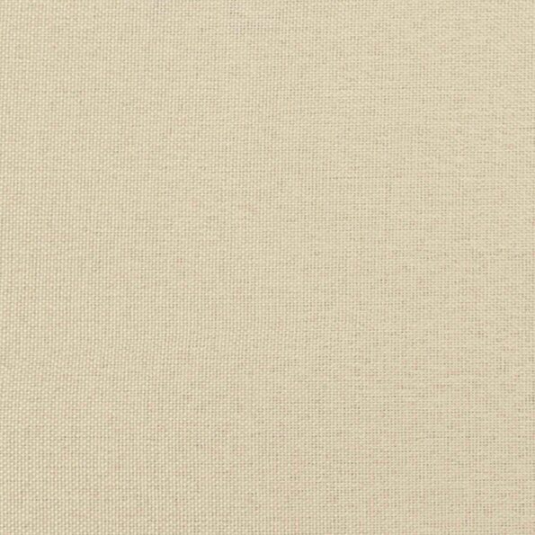 vidaXL Pohovka Krémová 215 x 82 x 80 cm Kov – Obrázok 8